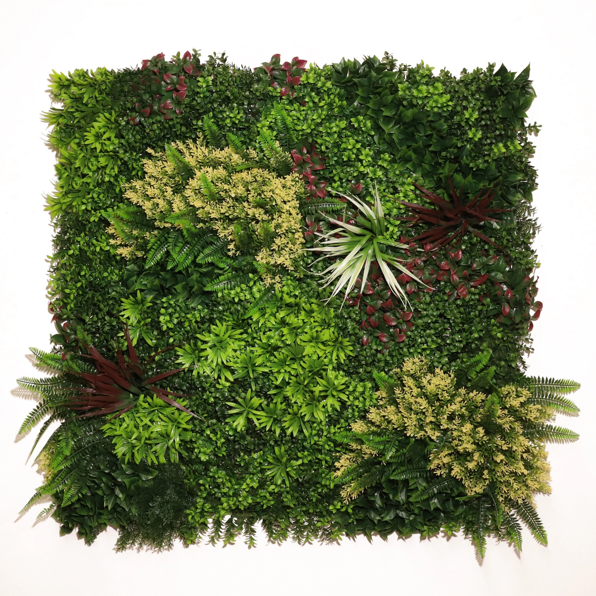 Jardín vertical artificial Nature C Multicolor 100x100 cm - Naturing Monde