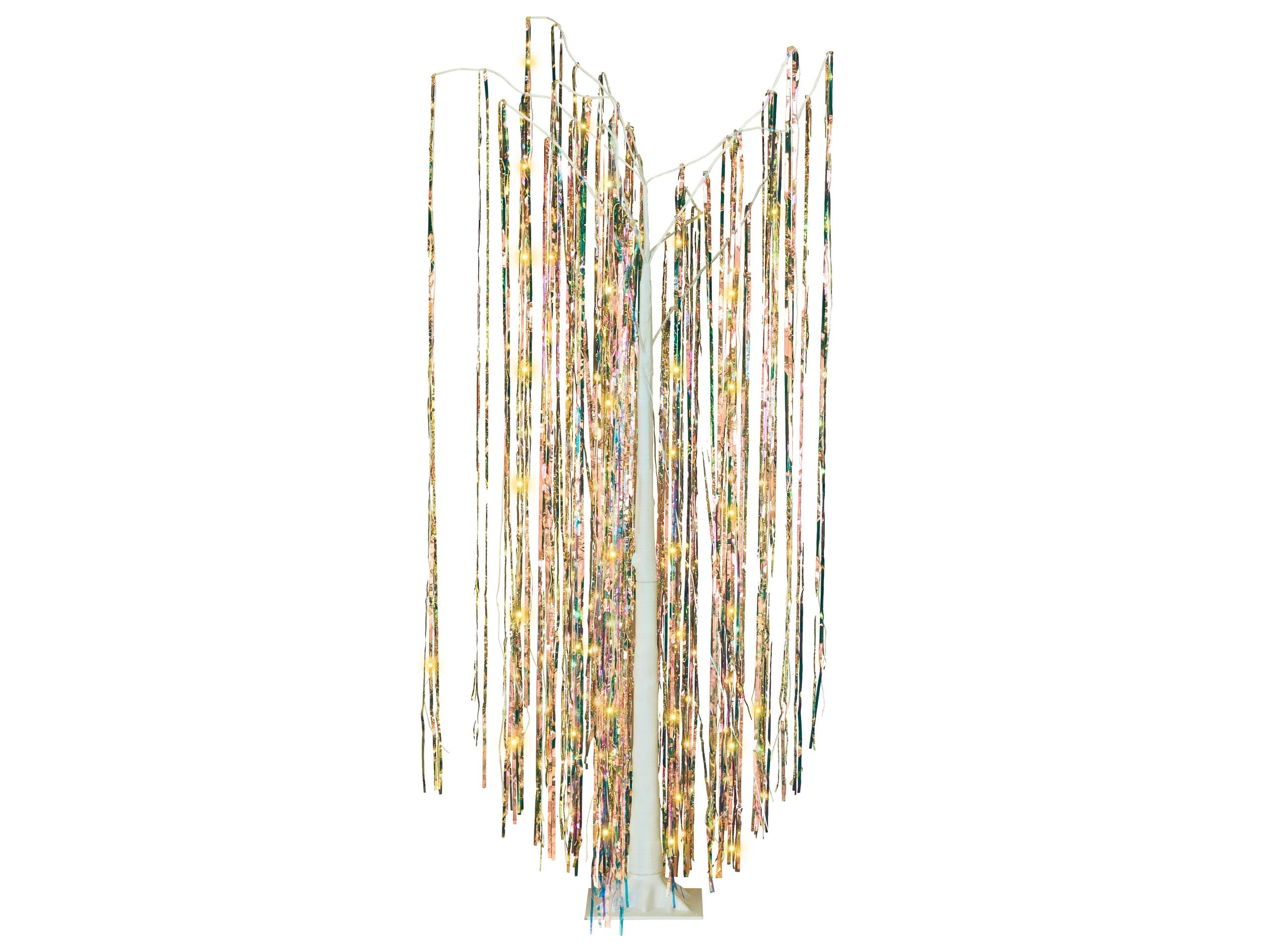 Decoración de exterior LED boren 163 cm árbol multicolor