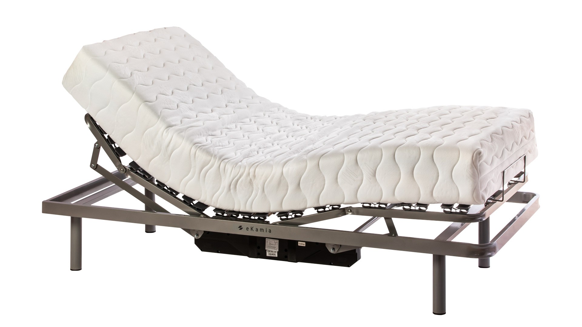 Eris cama articulada con colchón luka-135cmx190cm-mando c