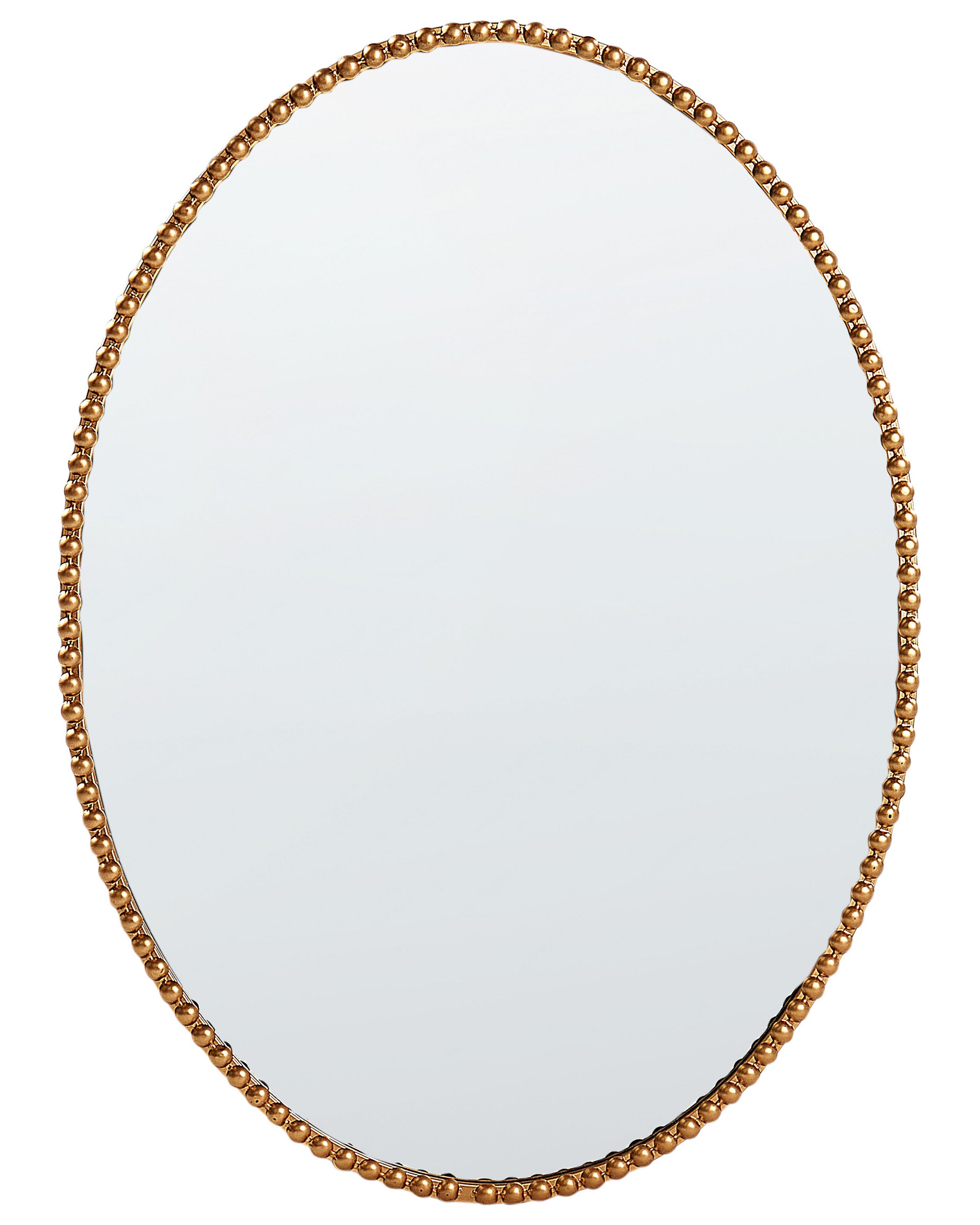 Espejo de pared ouvea 57 cm 79 cm metal dorado