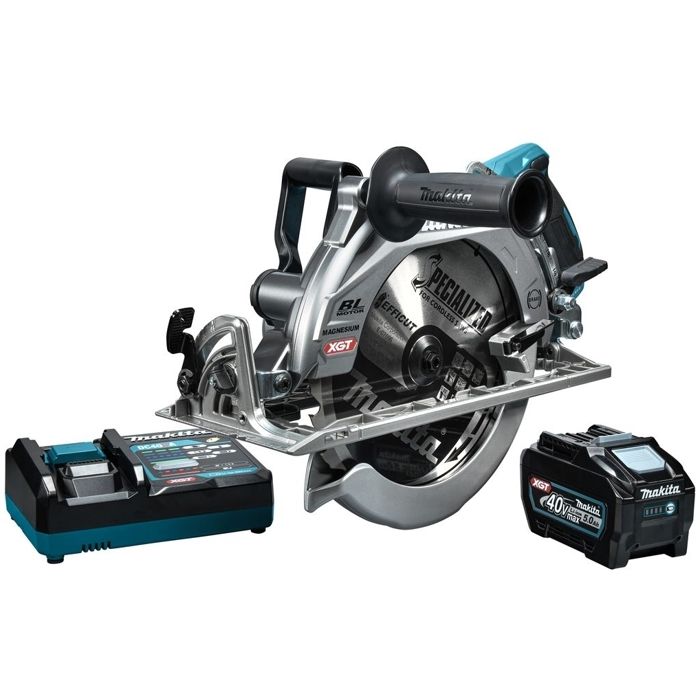 Sierra circular sin cable 40v xgt con empuñadura trasera de 260 mm - Makita