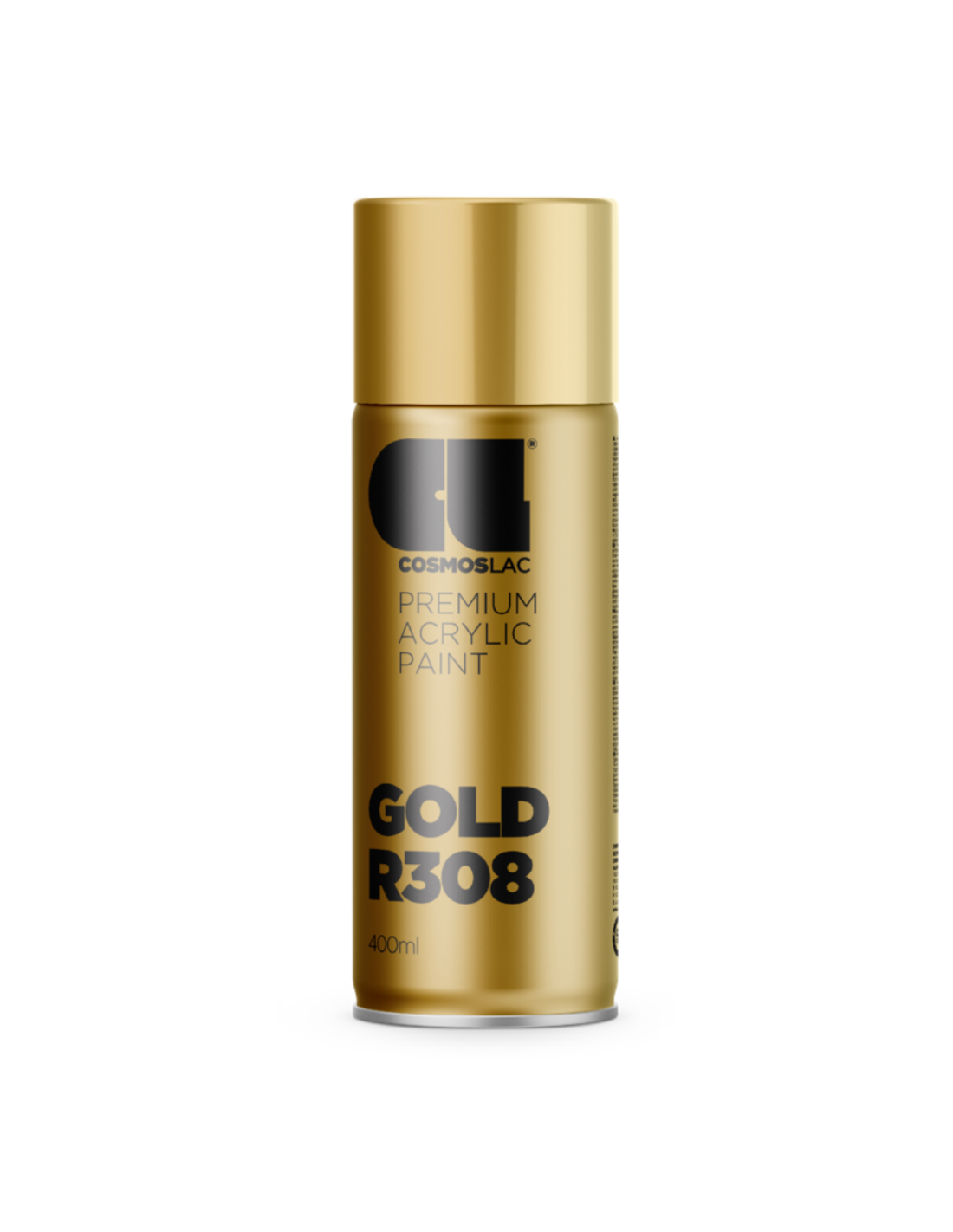 Spray premium acrylic brillante r308 oro 400 ml