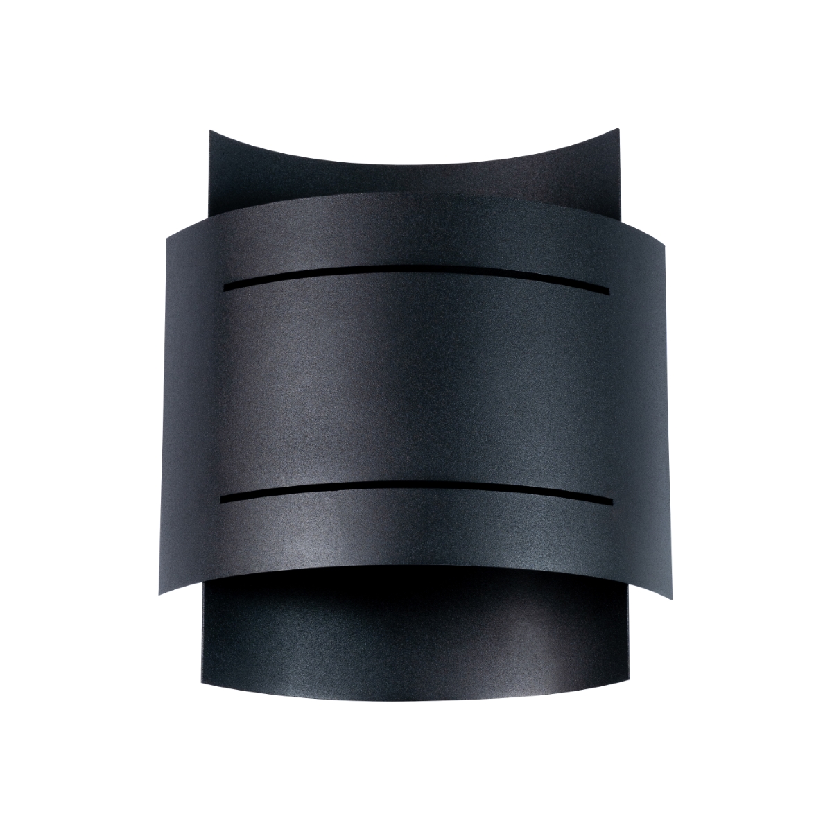 Lámpara de pared hestia 1 negro acero 21x23x8.5cm