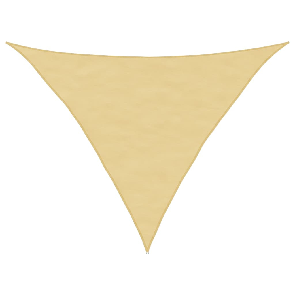 vidaXL toldo de vela poliéster oxford 100% arena 5x5x6 m