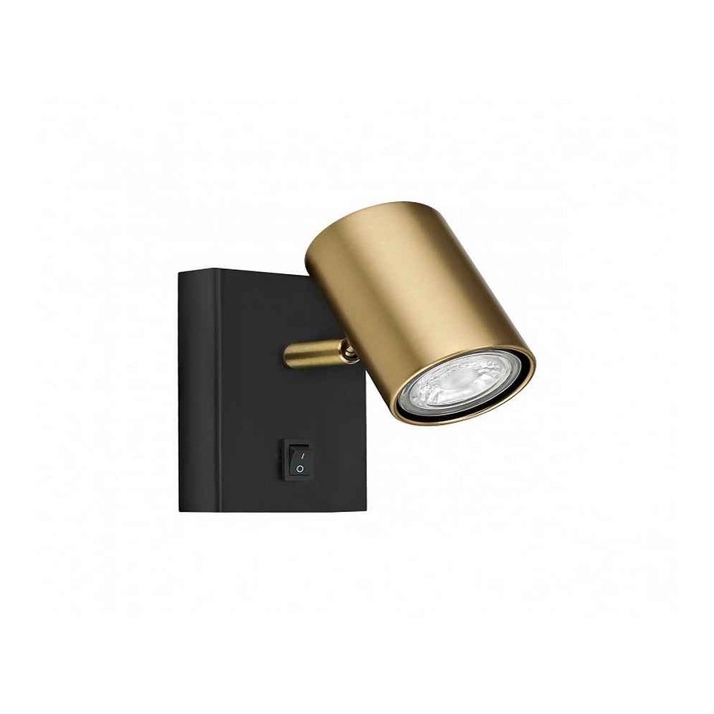Aplique de pared paros negro 0cm