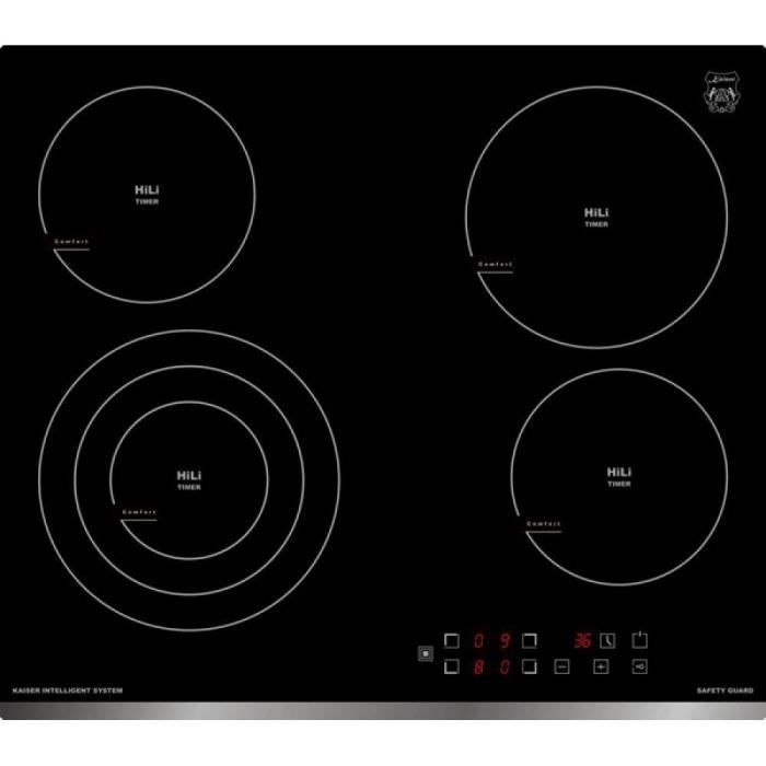 Placa de cocción vitrocérmica - kaiser - kct 6703 f - 60 cm - control por s