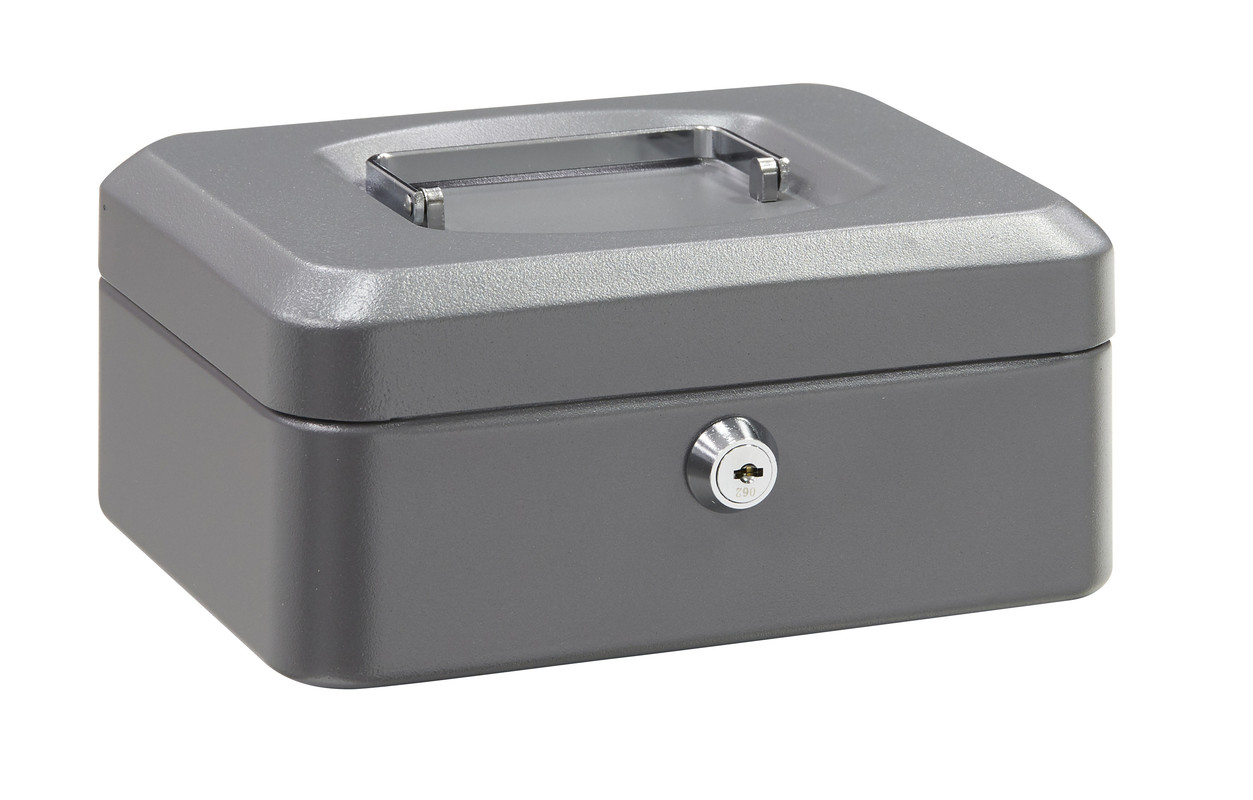 Arregui elegant c9226 caja caudales acero con bandeja, 20 cm ancho, gris