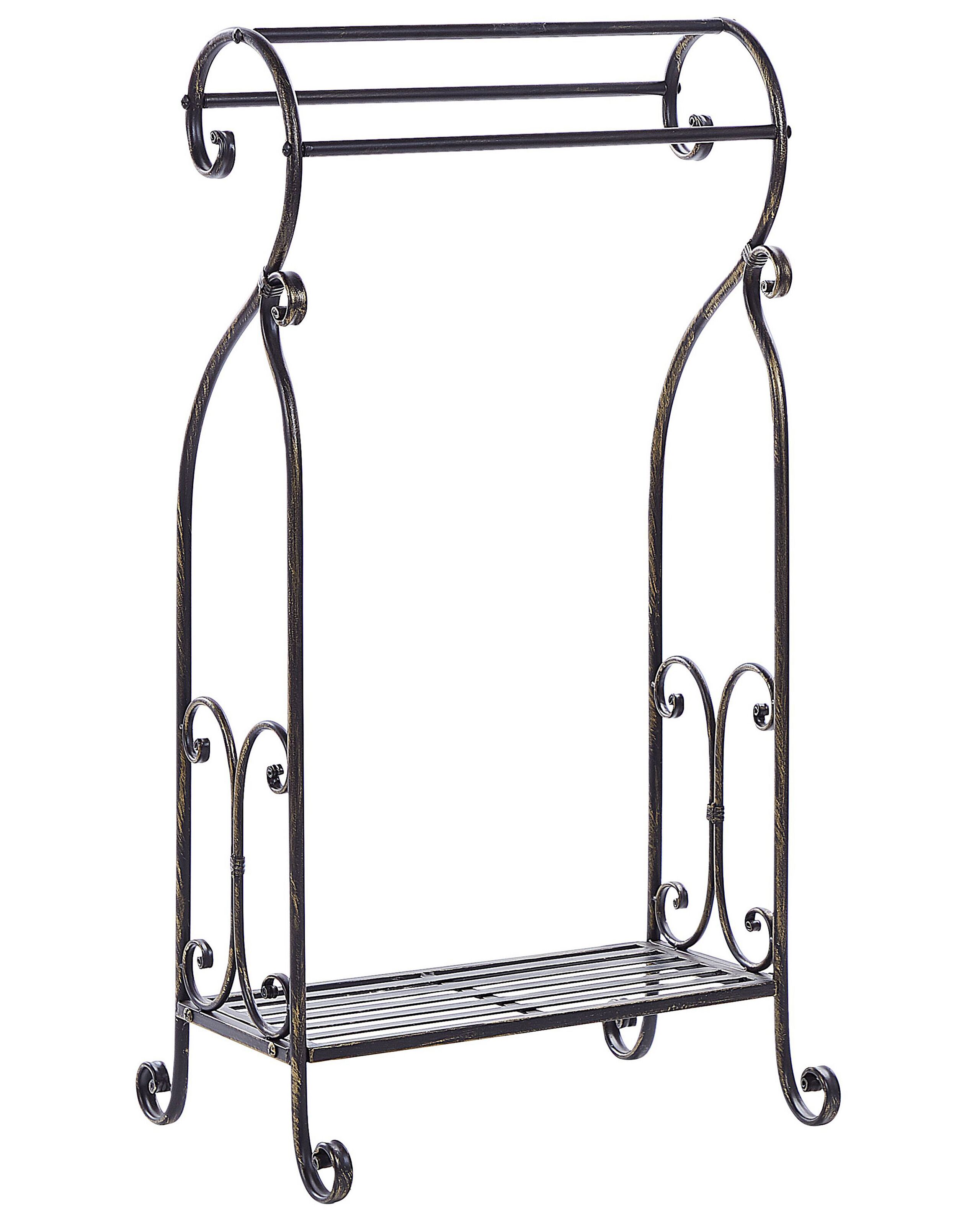 Toallero linares metal negro