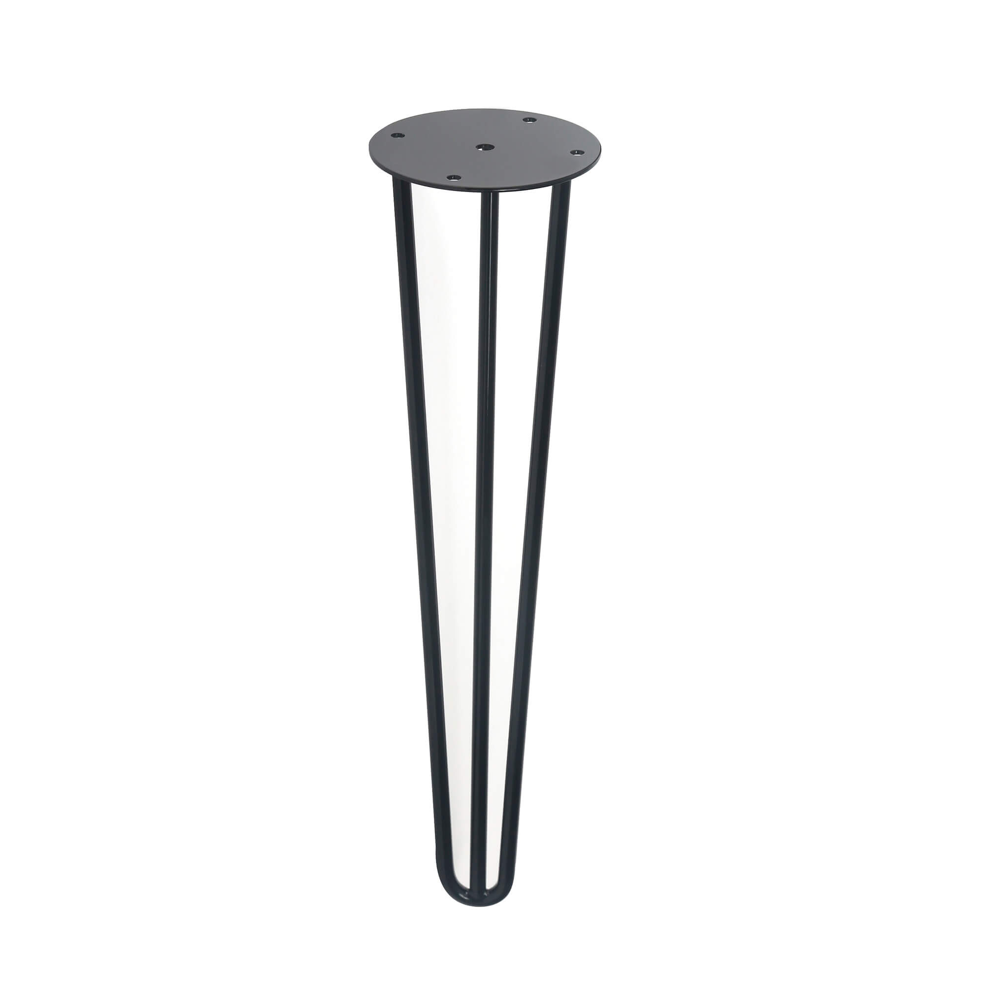 Pata de mesa rei co2-951.400.03 | 100x100x400 mm | negro | 4 uds.