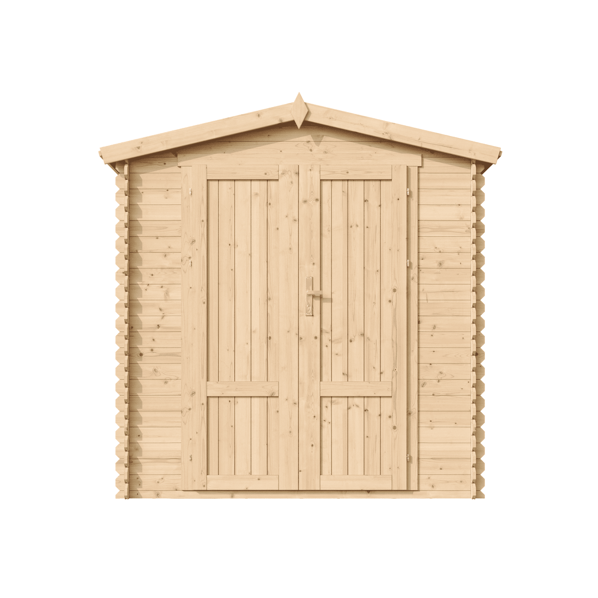 Caseta de jardín de madera 3,53 m² Timbela m343f1+m343g