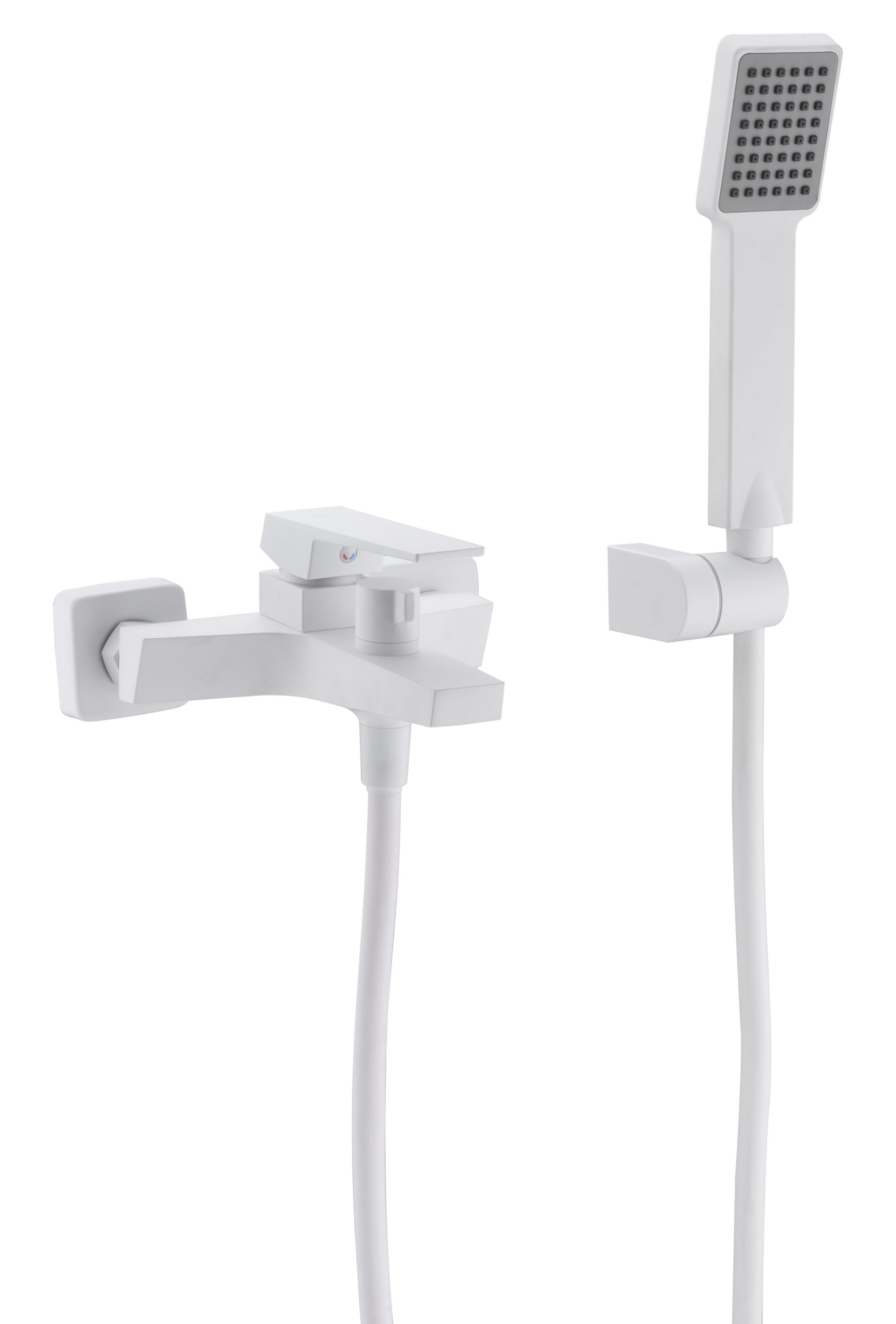 Kit baño / ducha monomando art blanco mate