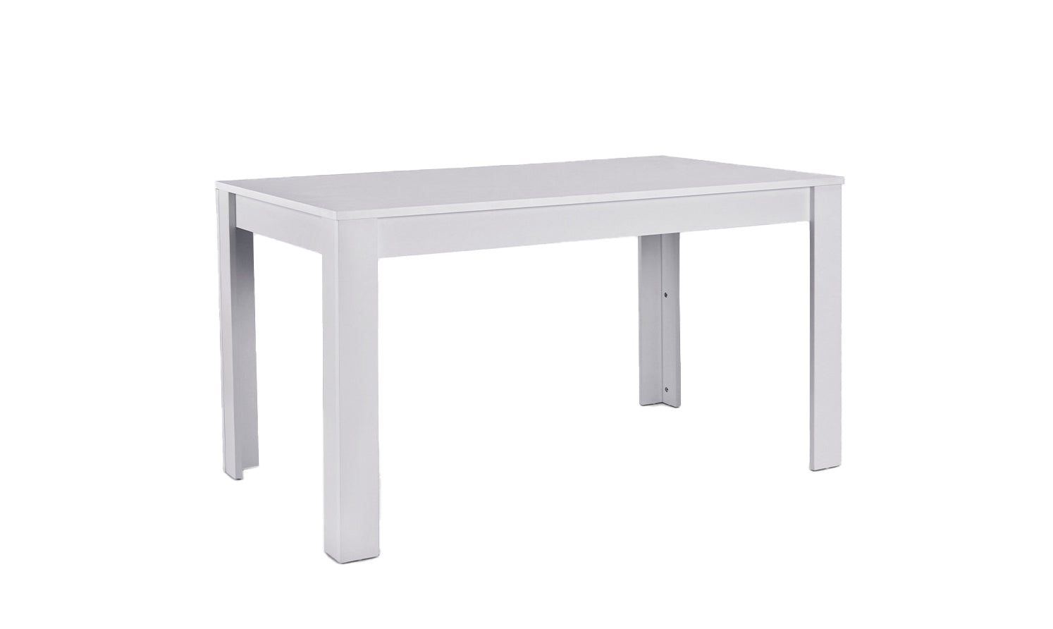 Mesa de comedor o cocina rustic 140cm blanco