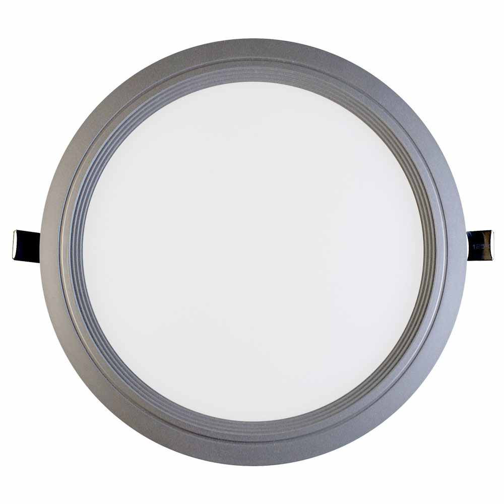 Downlight LED ultraslim empotrable redondo 15w 1100lm ø20,5cm aluminio