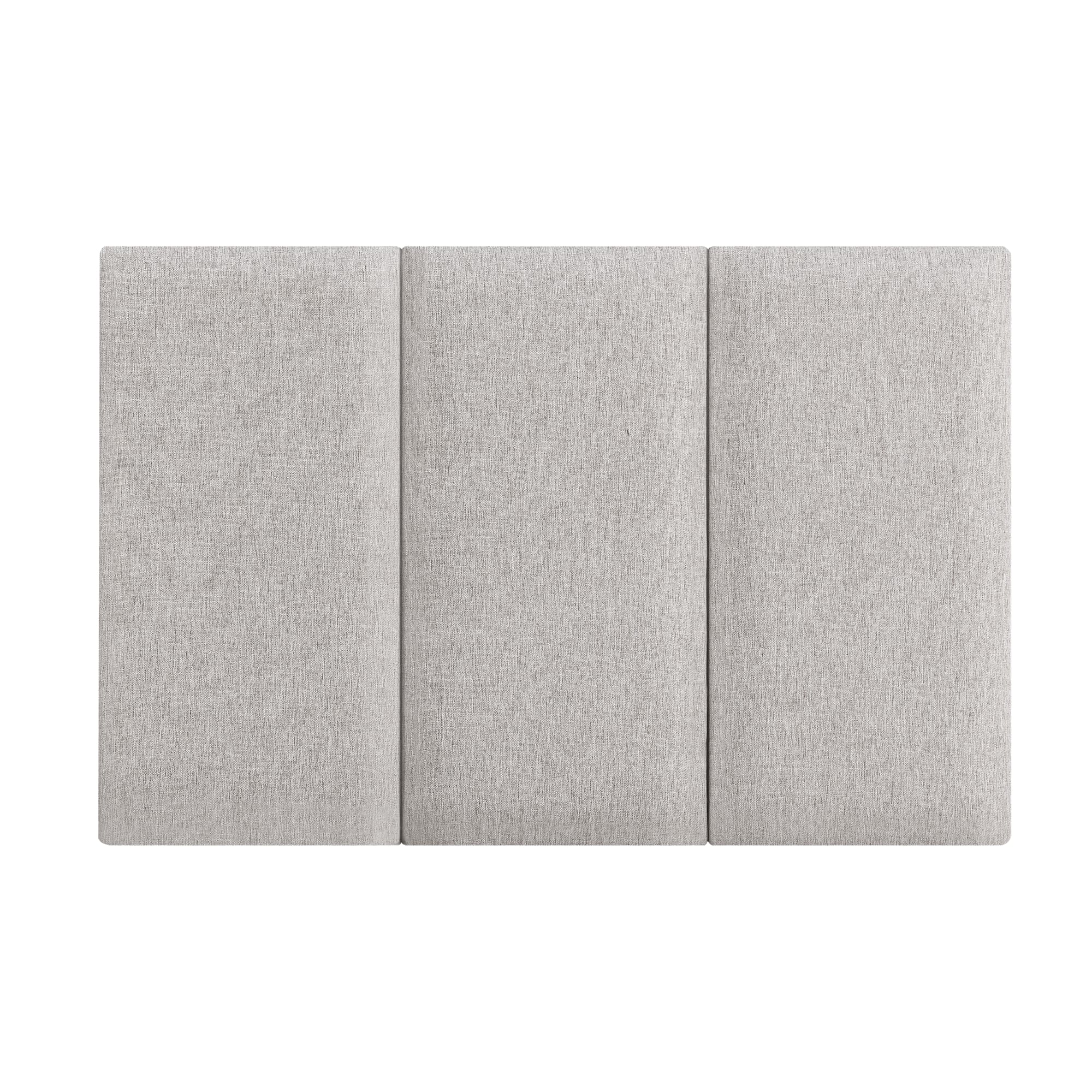 Set de 3 paneles de pared carpino textil 60x30cm - gris [neu.haus]