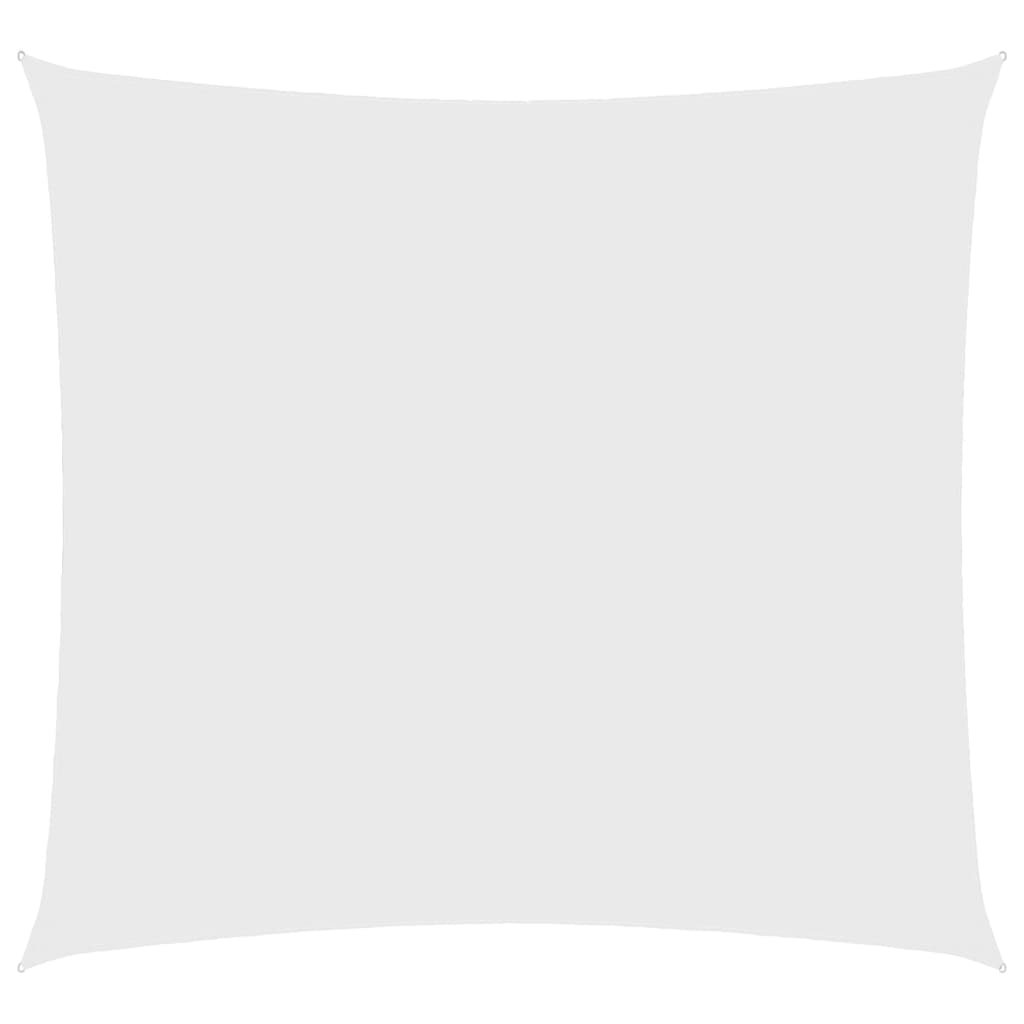 vidaXL toldo de vela cuadrado tela oxford blanco 3x3 m