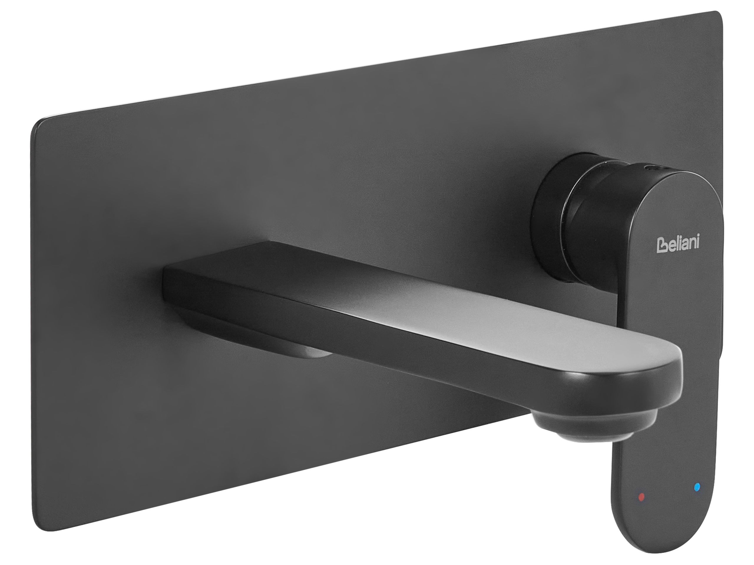 Grifo mezclador empotrado de lavabo chungara latón negro
