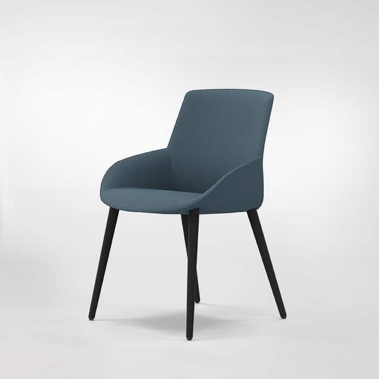 Actiu noom 30 patas madera silla profesional dark blue