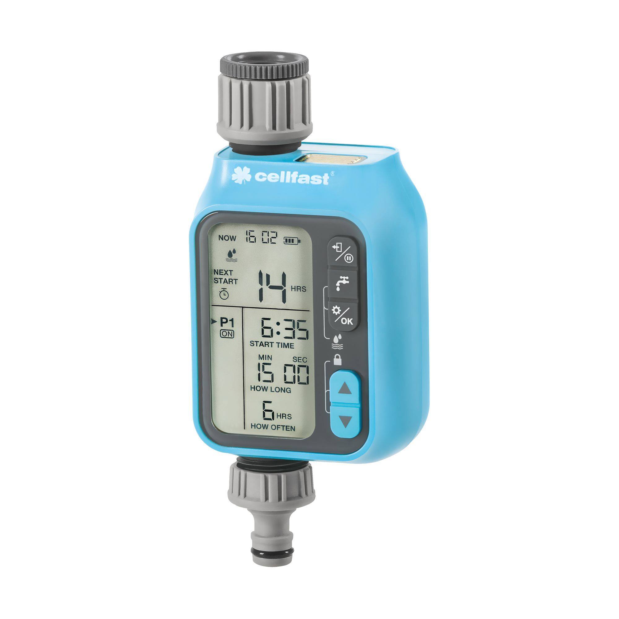 Programador de riego electrónico chronos ideal cellfast
