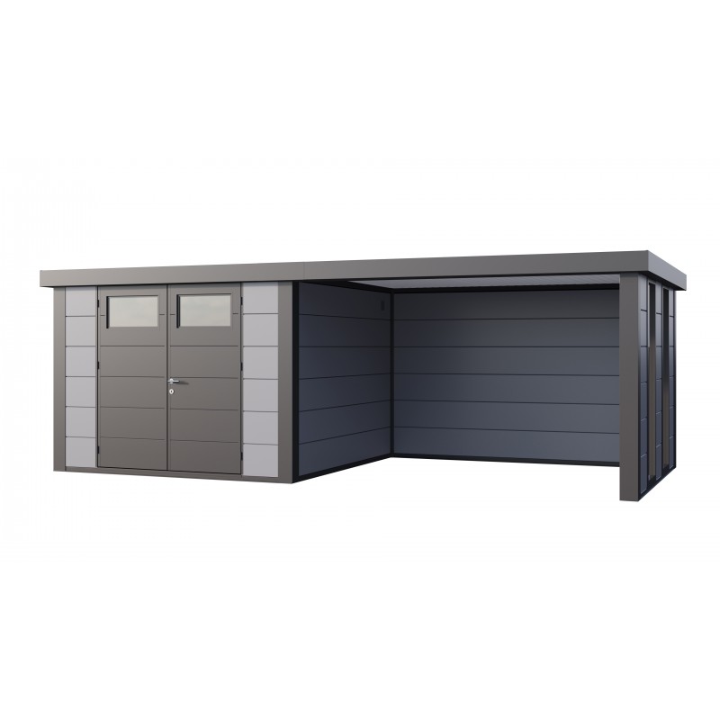 Caseta jardin nh8 c ap grande ventanas derecha | gris claro | novo habitat