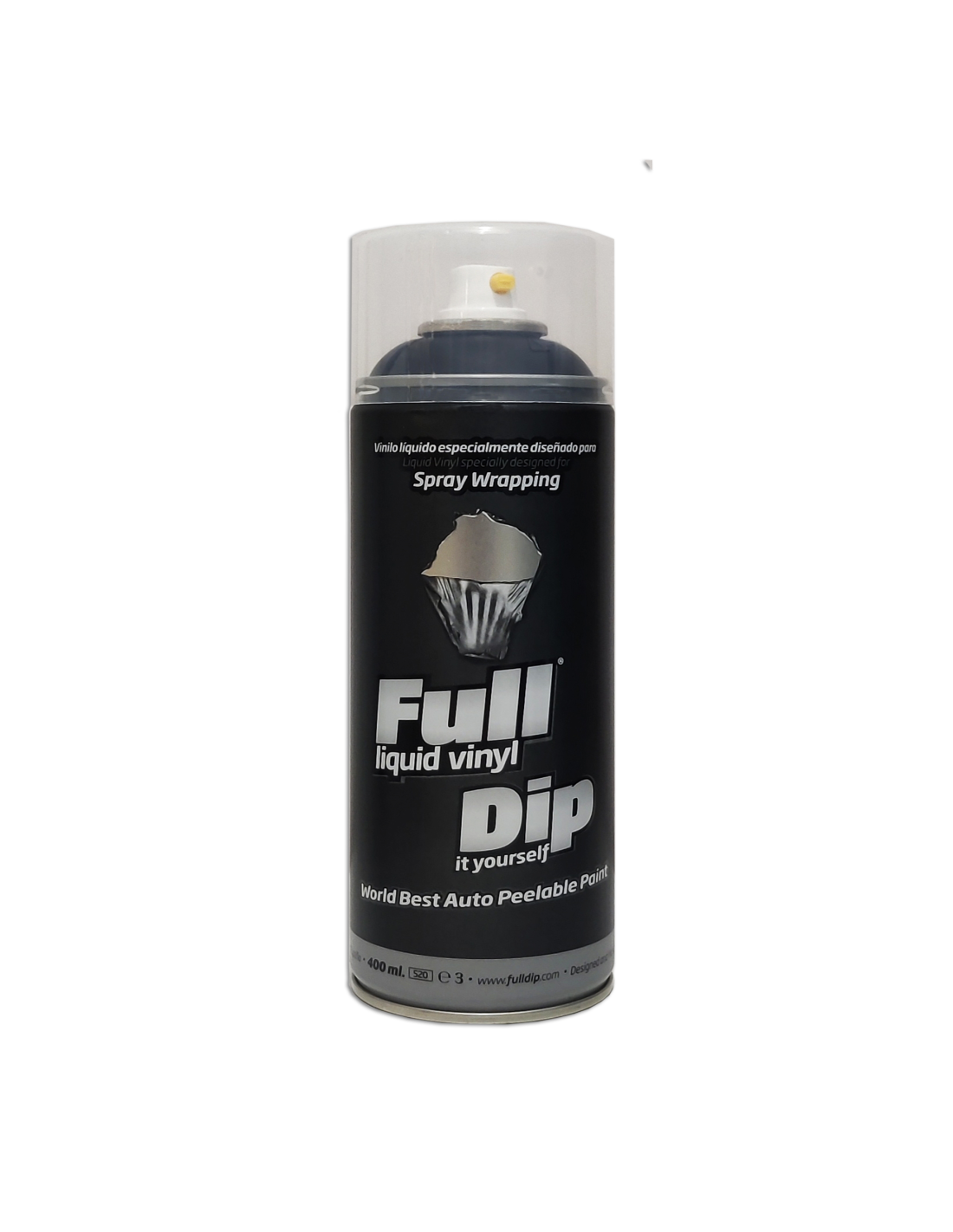 Spray vinilo liquido full dip negro 400 ml