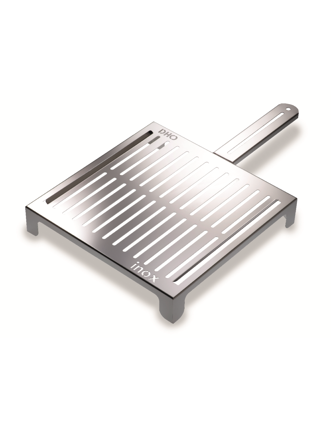 Parrilla barbacoa. Acero inoxidable, diseñada para cocción pescado/verdura