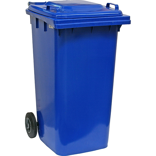 Cubo de basura - 240 l - azul