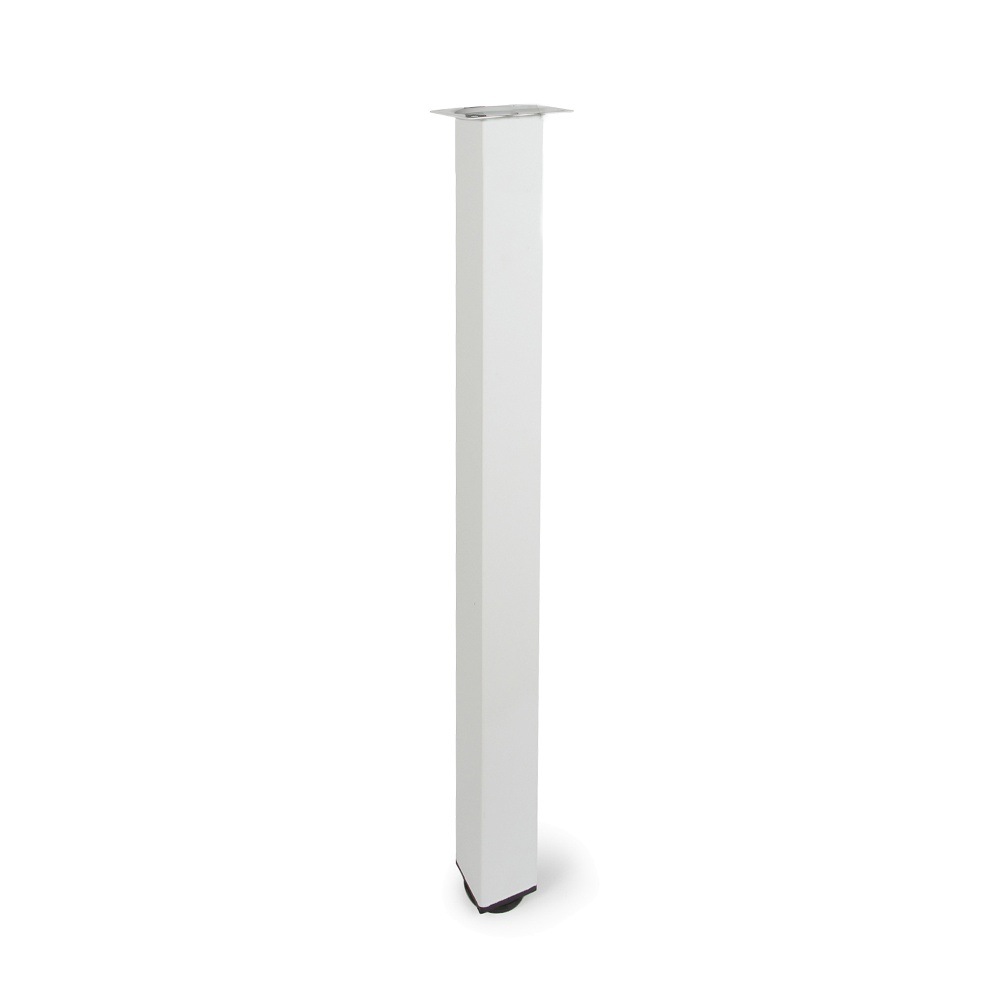 Pata de mesa rei 412 | 60x60x700 mm | blanco | acero