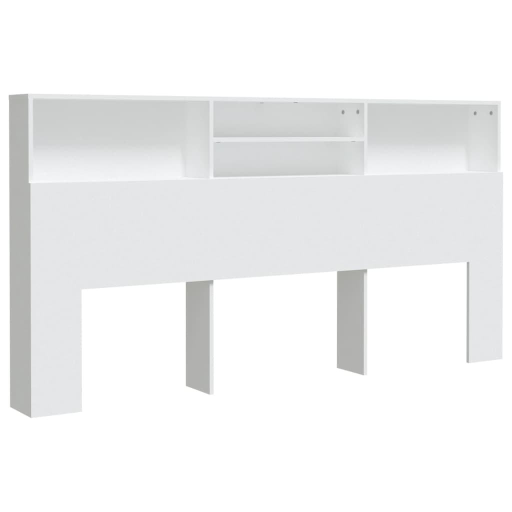 vidaXL mueble cabecero blanco 200x19x103,5 cm