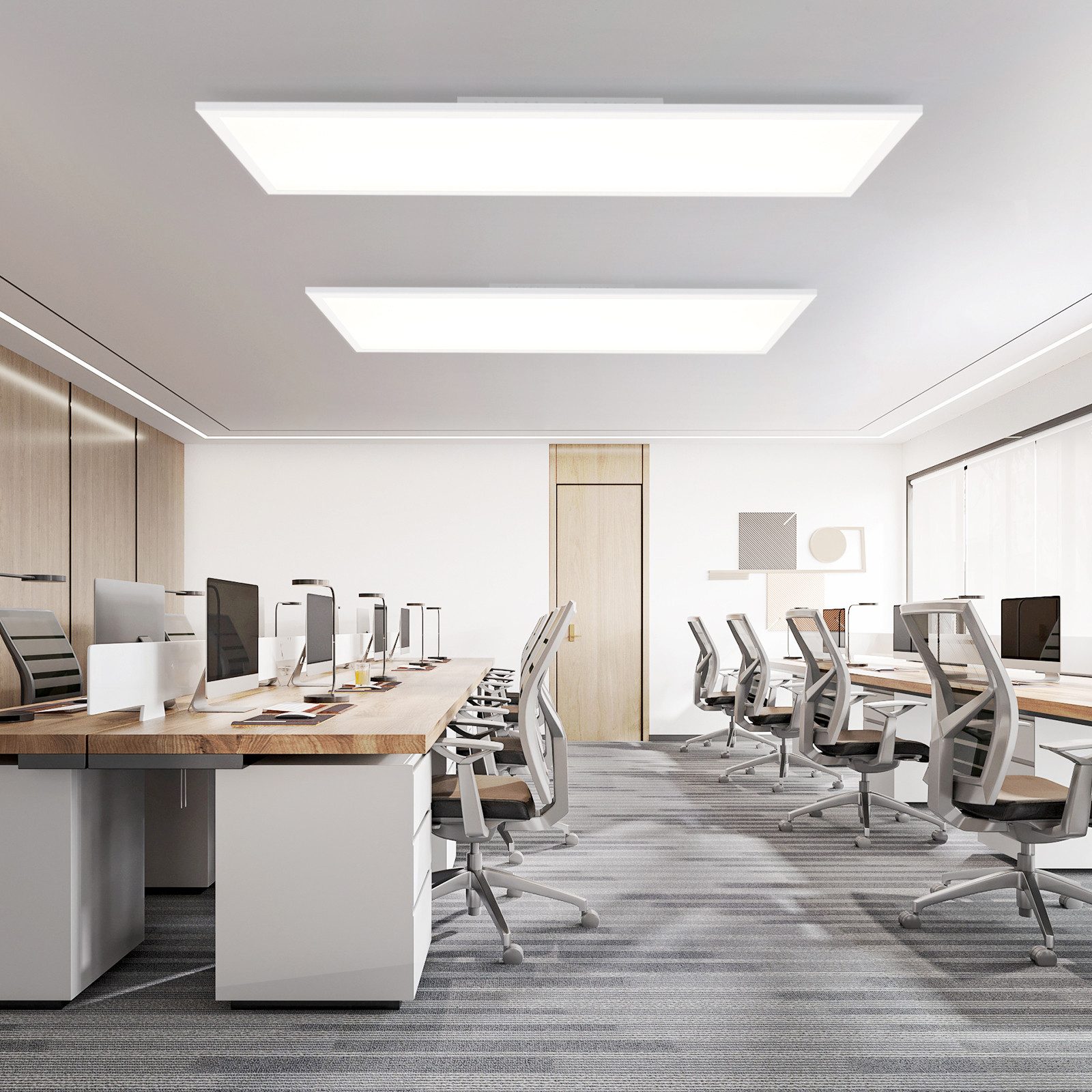 Nettlife plafon de techo LED blanca 25x100