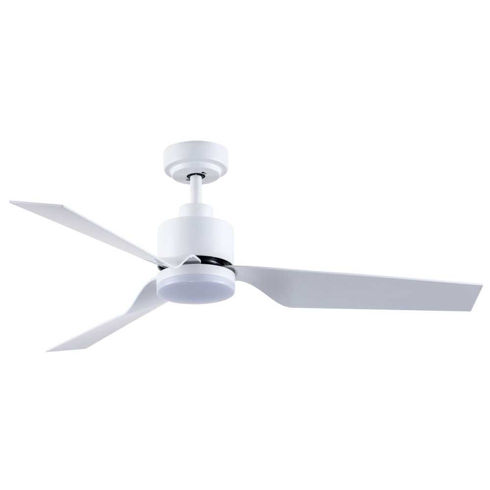 Ventilador de techo con luz LED flip con motor silencioso blanco ø127