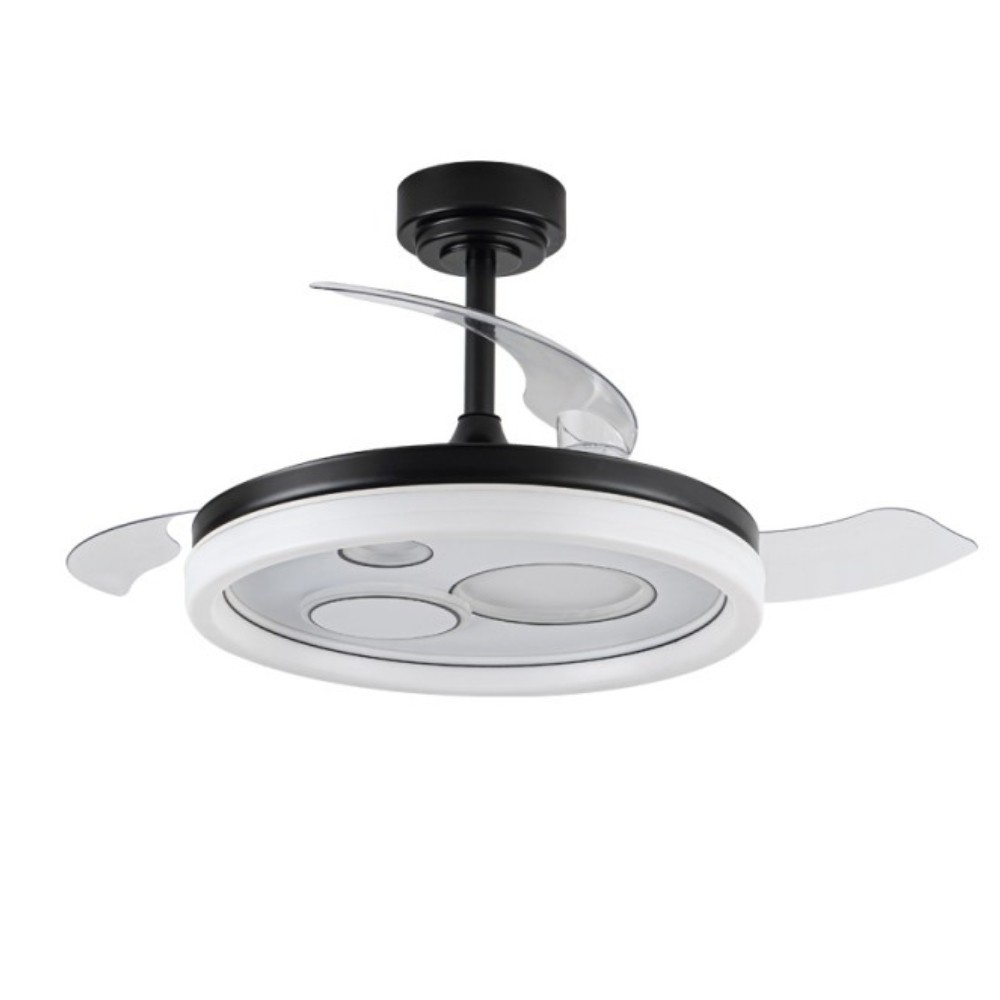 Ventilador de techo cabildo negro cct regulable 107cm