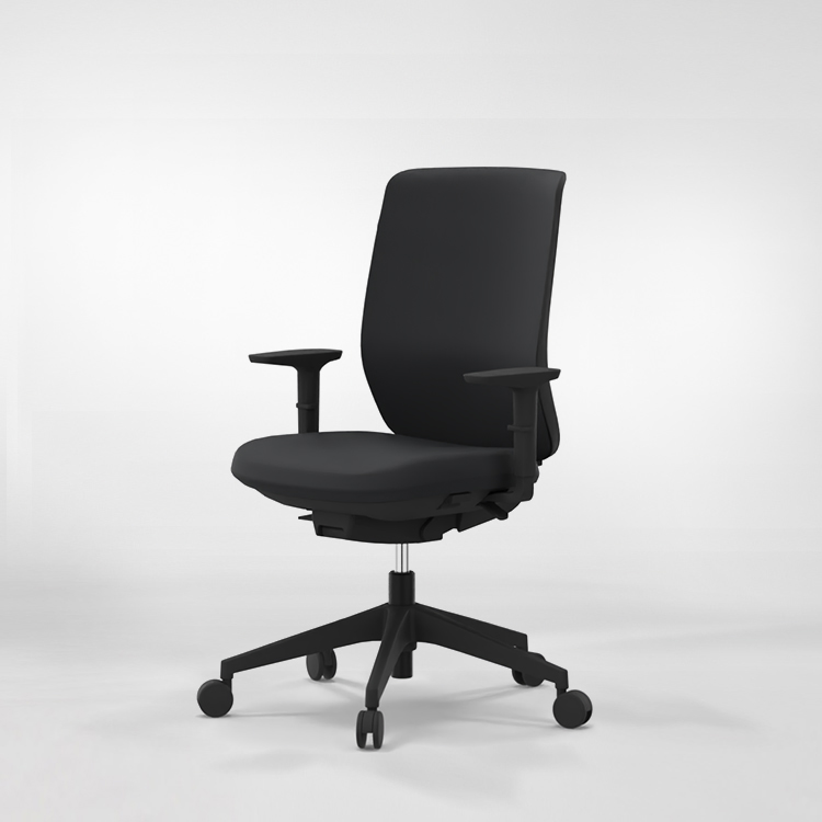 Actiu trim tapizada silla ergonomica carbon black - sin cabezal, 3 d