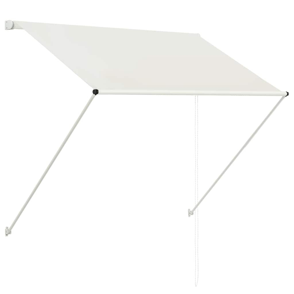 vidaXL toldo retráctil crema 100x150 cm