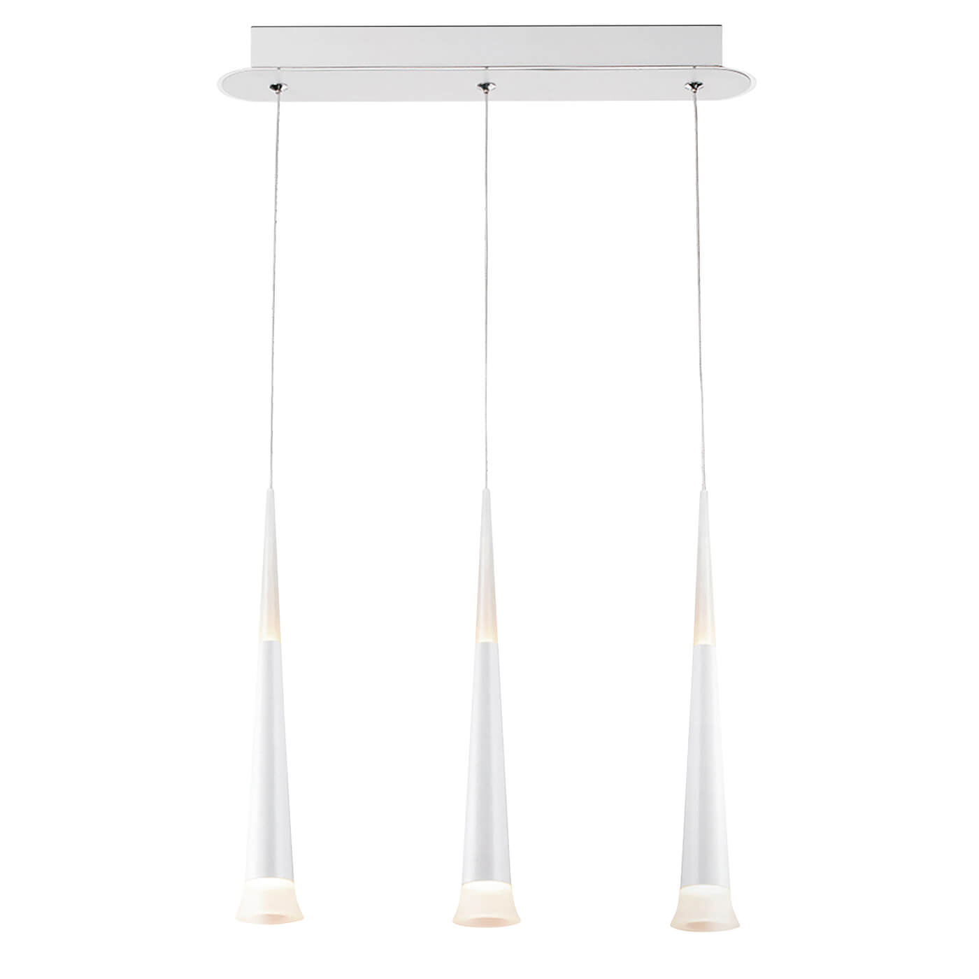 Lámpara de techo coLGante LED flaute 8c - 21 w - 4000 k - metal - azabak