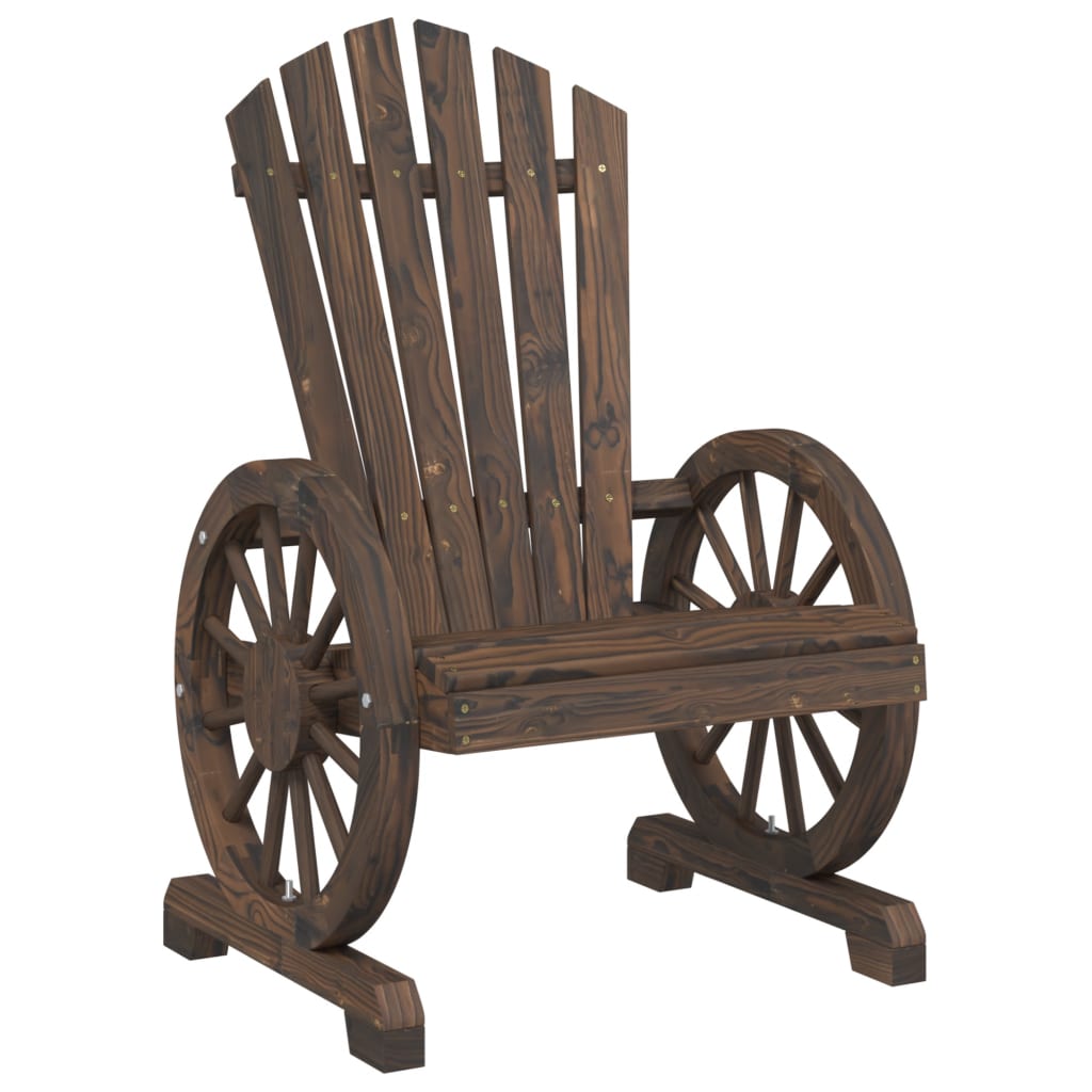 vidaXL sillón de jardín adirondack madera maciza de abeto