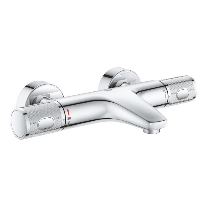 Mezclador termostático de ducha grohe precision feel, montaje en pared, ind