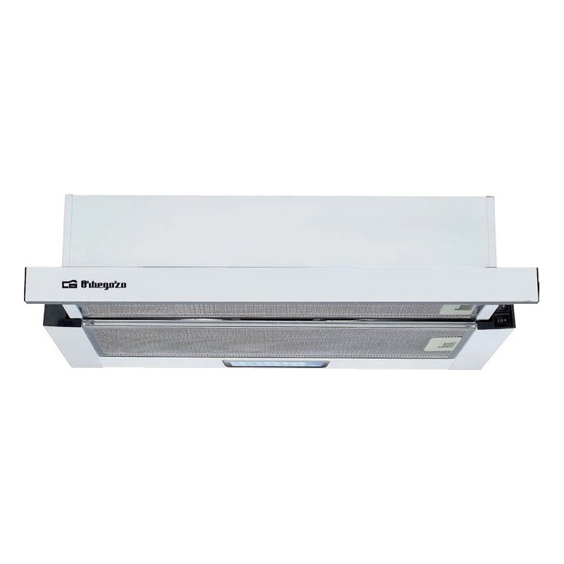 Campana telescópica orbegozo tl07160bl 65w 308.2 m³/h blanco