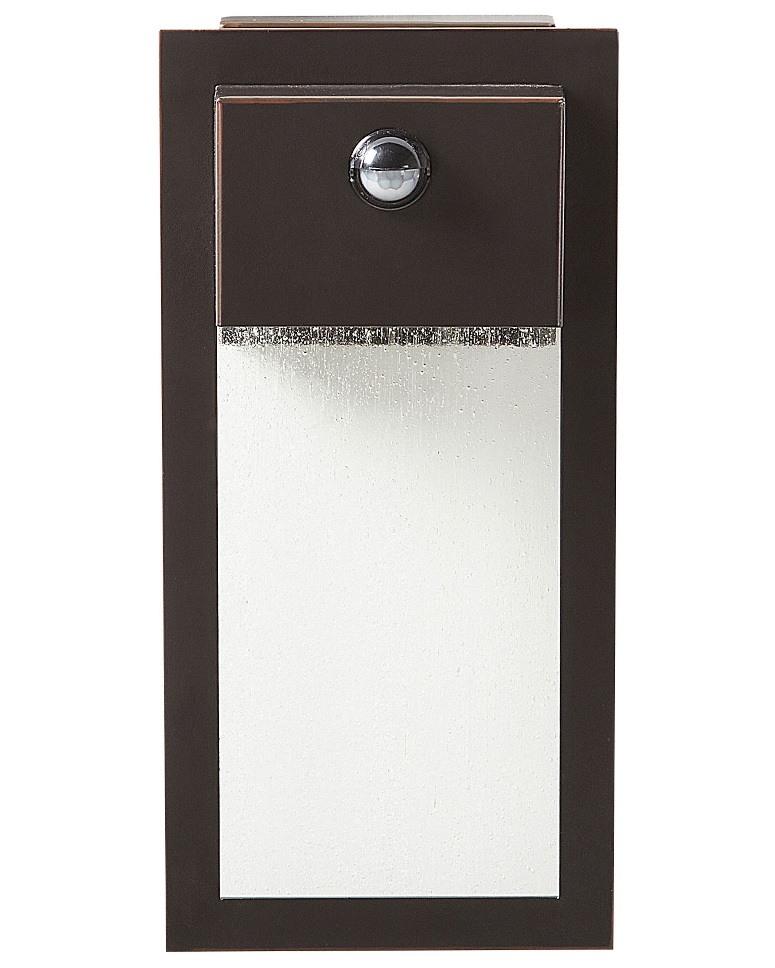 Lámpara de pared LED para exterior elliot con sensor de movimiento negro