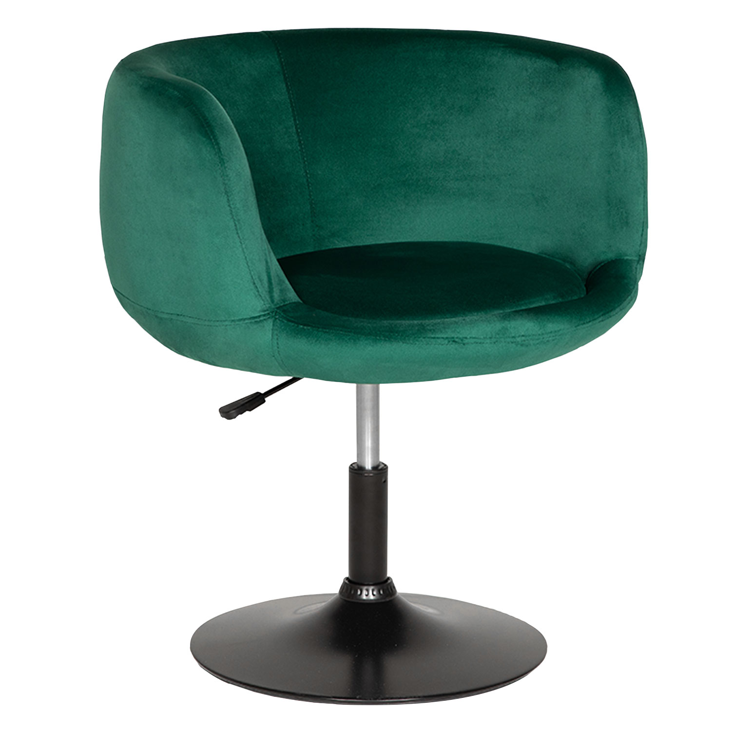 Taburete de bar de terciopelo verde nolan