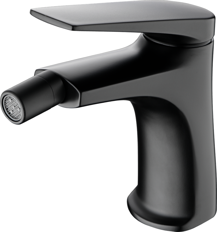 Mice- grifo monomando de bidet- mezclador de wc - color negro mate