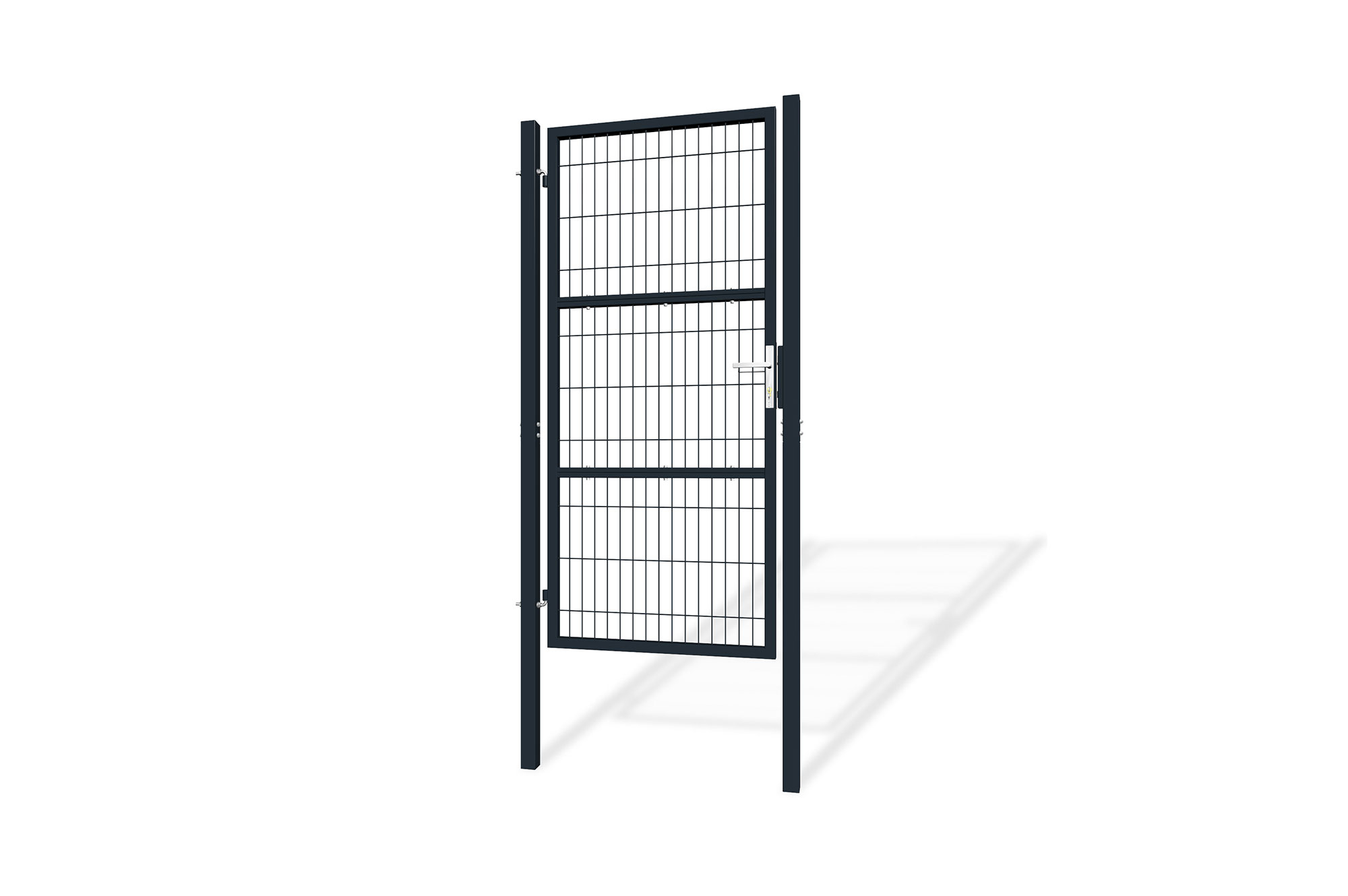 Puerta de valla 1m razo a.200cm gris