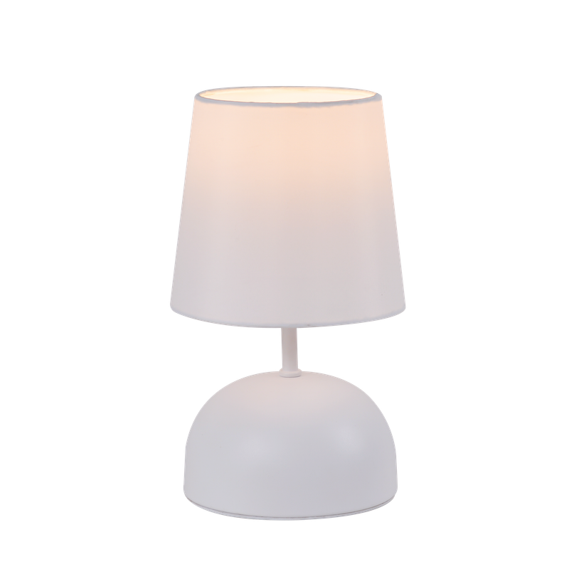 Nettlife lámpara de mesa blanca e14 14x14