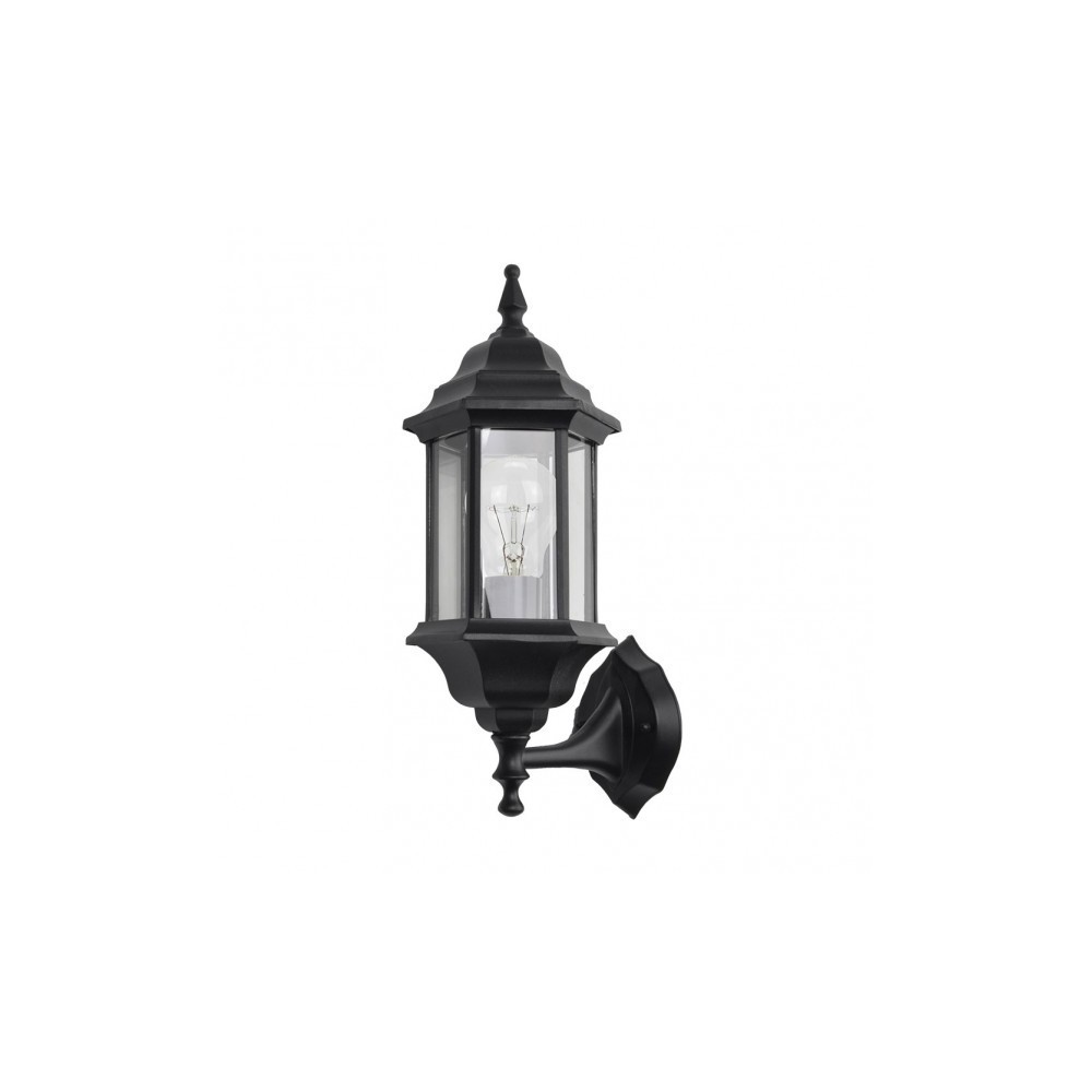 Lámpara de superficie fab - negro - aluminio/vidrio - 44 ip