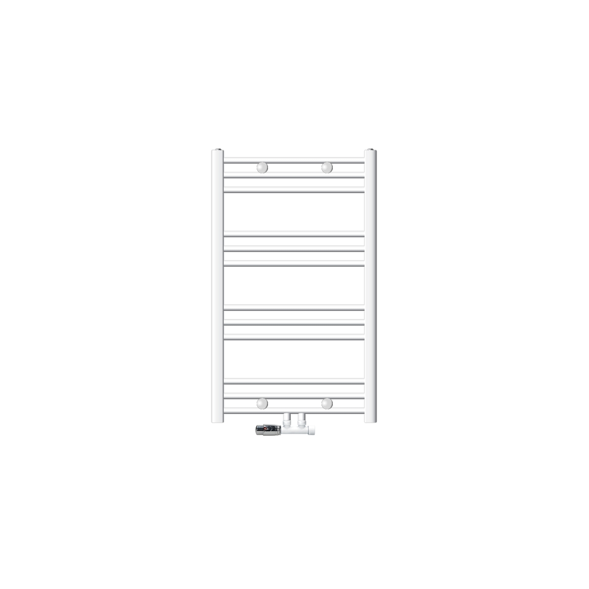 Radiador de baño conexión central 600 x 800 mm blanco ecd germany