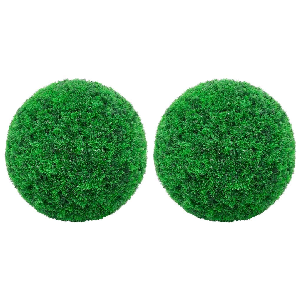 Bolas de boj artificial 2 unidades 52 cm eerf3221