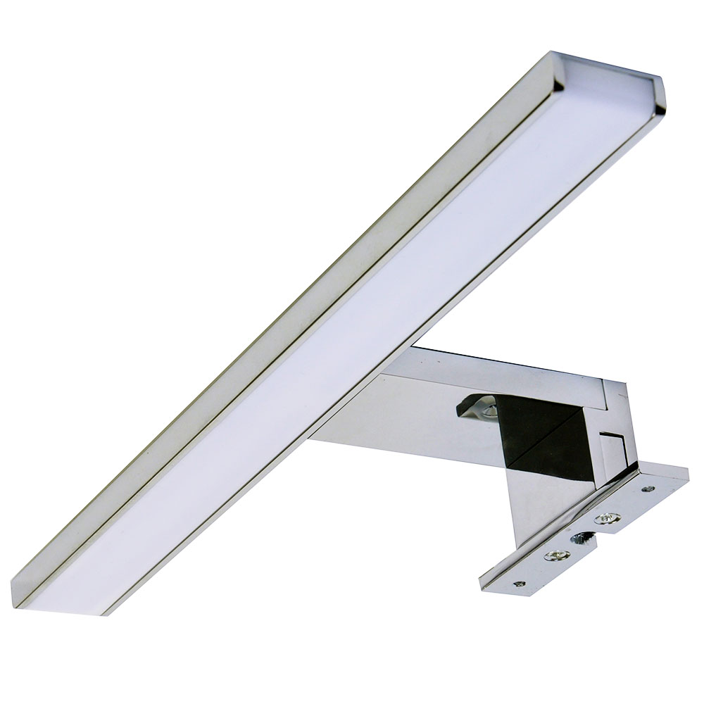 Kibath aplique LED gue 12w de 45 cm acabado cromo brillo 6000 k de aluminio
