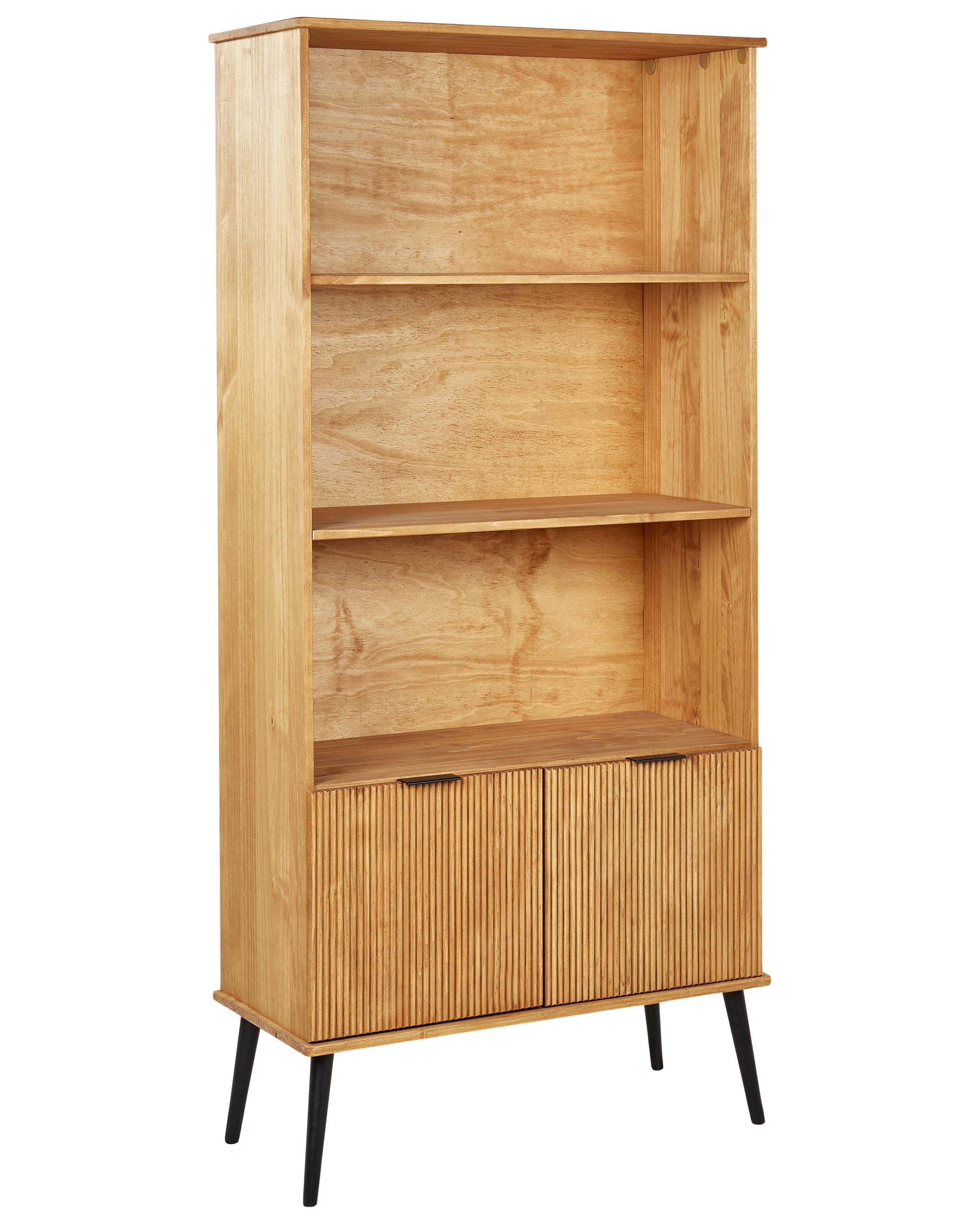 Estantería timmins 190 cm madera de pino marrón
