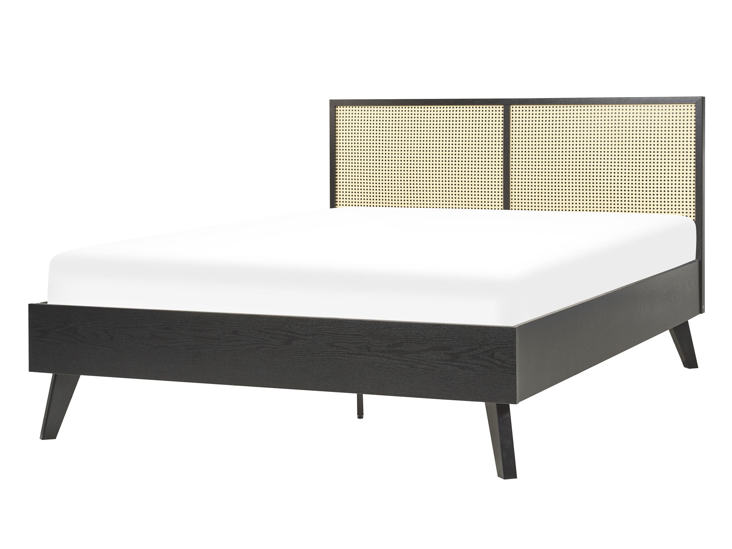 Cama ratán monpazier 140 x 200 cm negro