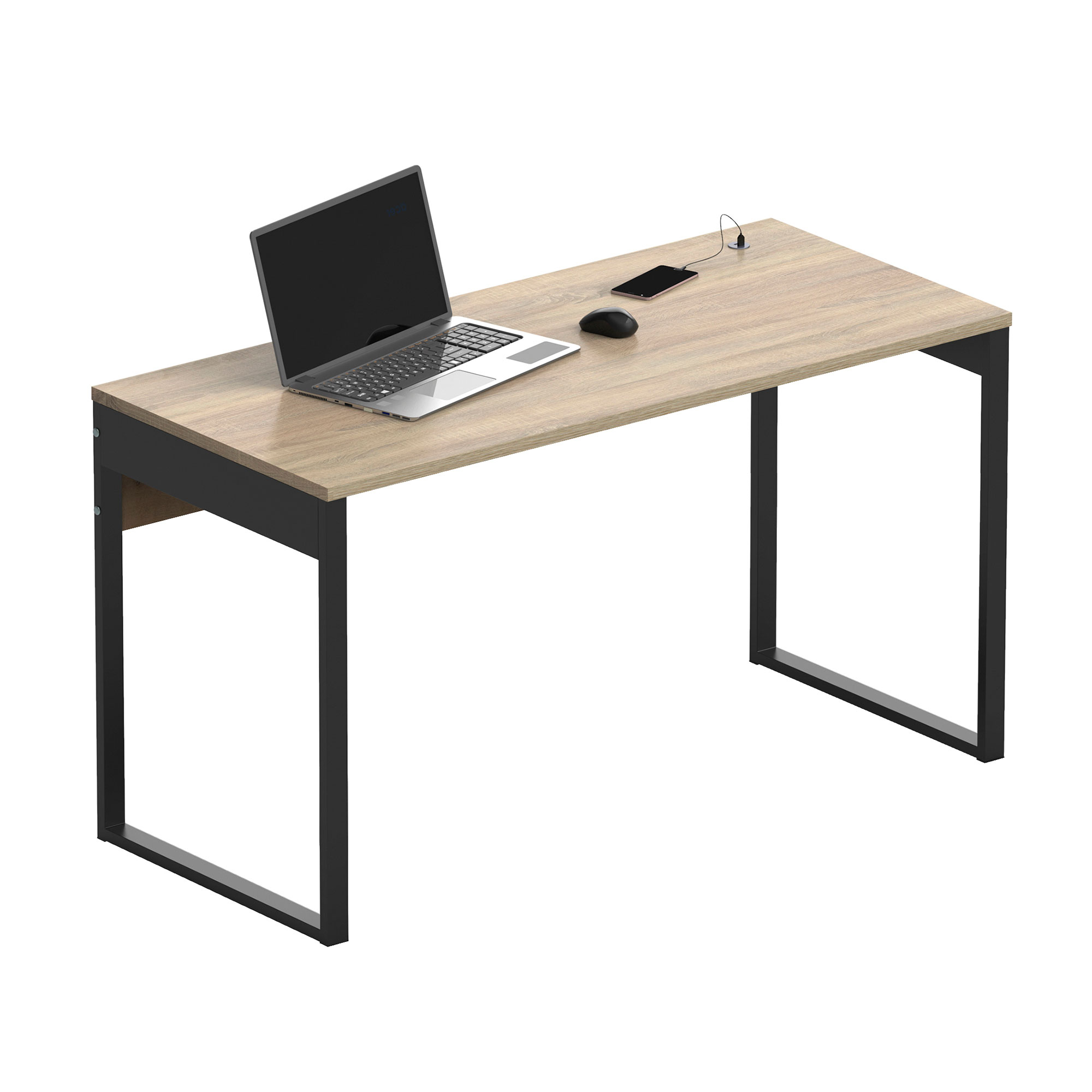 Escritorio mesa de ordenador oficina estudio, briebe smuk madera
