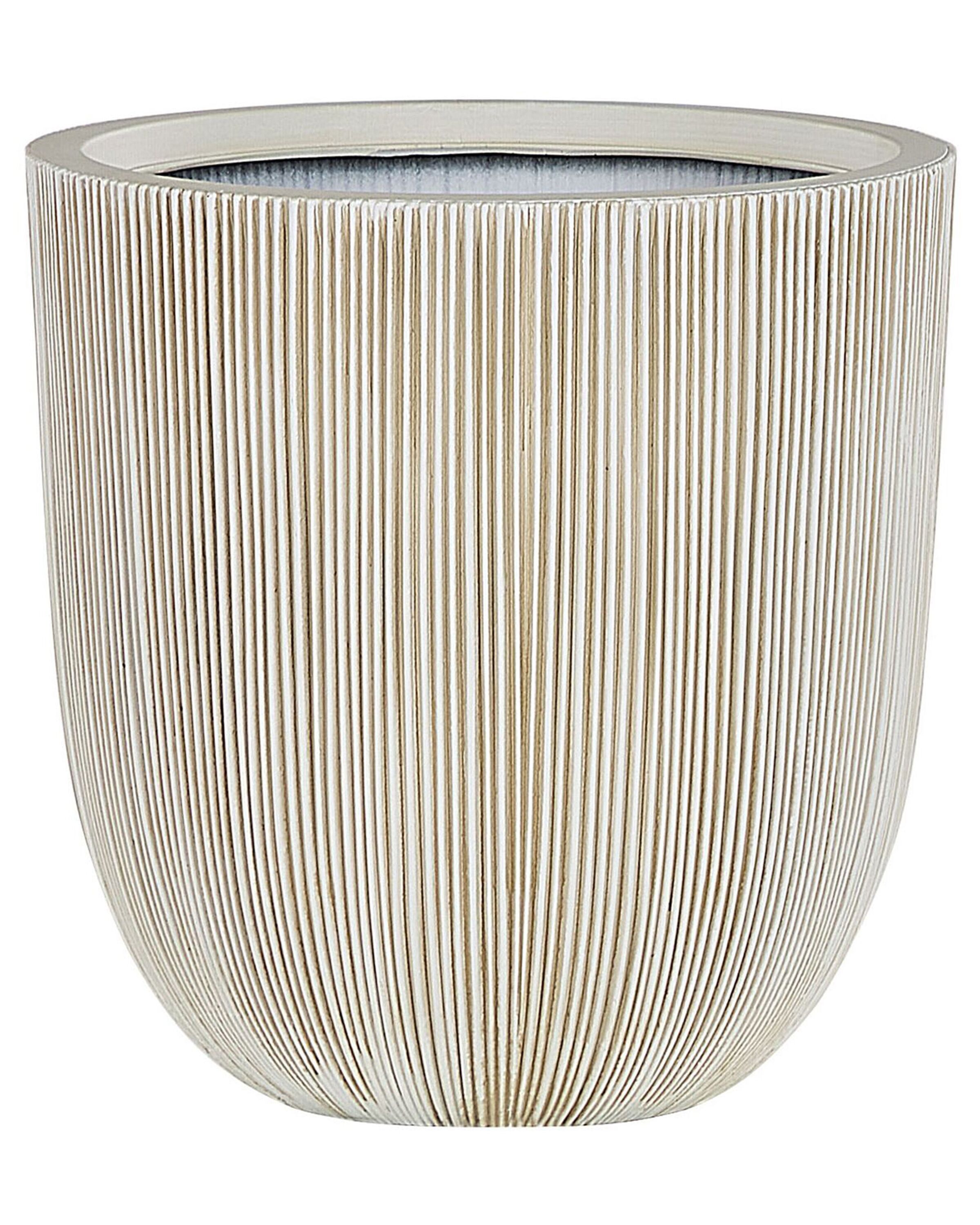 Maceta chios 37 cm beige